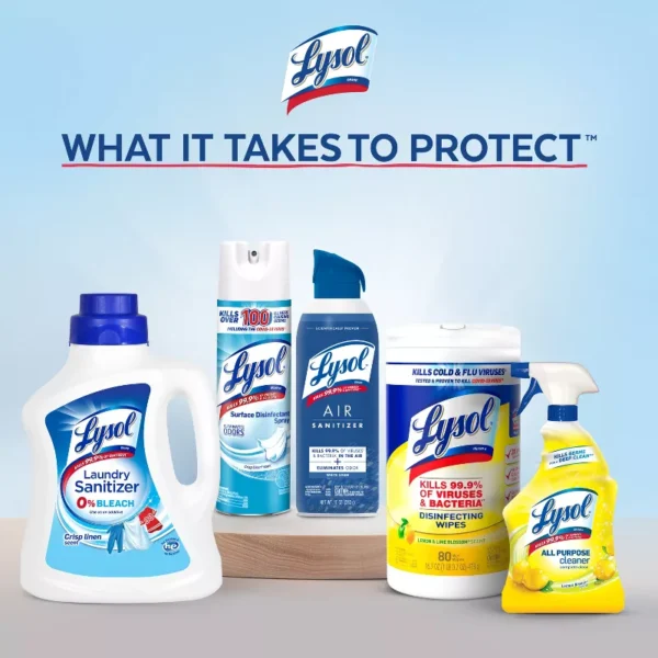 Lysol Crisp Linen Disinfectant Spray - 19oz/2ct
