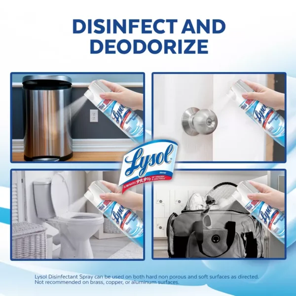 Lysol Crisp Linen Disinfectant Spray - 19oz/2ct