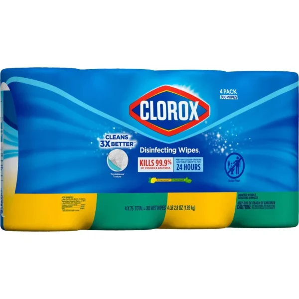 Clorox Disinfecting Wipes Value Pack - 300ct/4pk