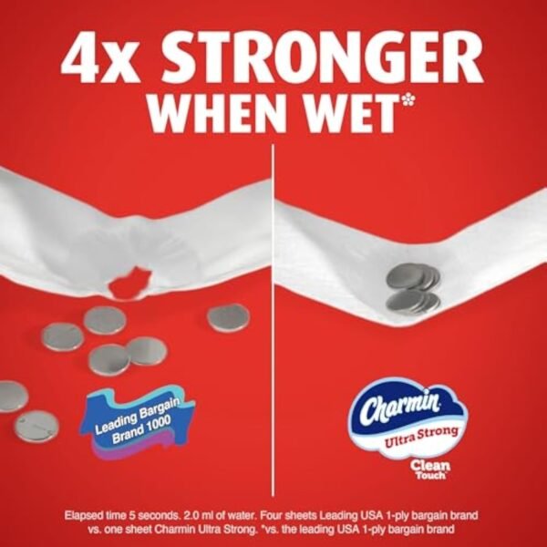 Charmin Toilet Paper Ultra Strong Clean Touch, 24 Family Mega Rolls = 120 Regular Rolls (Packaging May Vary), Bulk Toilet Paper, Household Essentials (Copy)