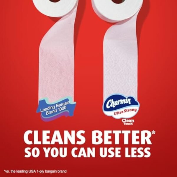 Charmin Toilet Paper Ultra Strong Clean Touch, 24 Family Mega Rolls = 120 Regular Rolls (Packaging May Vary), Bulk Toilet Paper, Household Essentials (Copy)