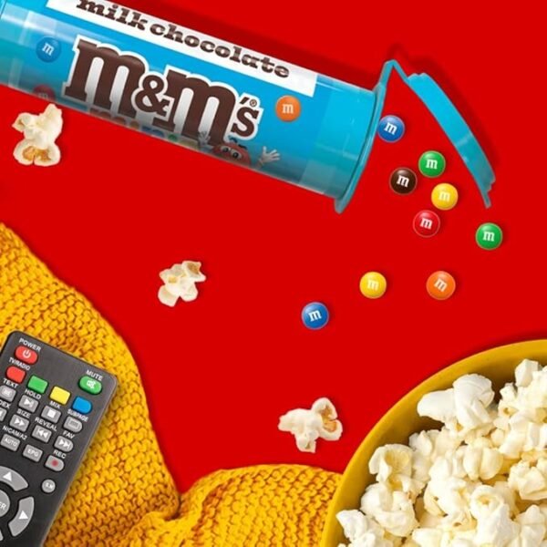 M&M'S Milk Chocolate MINIS Size Candy 1.08-Ounce Tube 24-Count